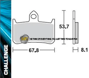 FOR HONDA CB F Big one 1000 1994 94 FRONT SINTERED BRAKE PADS BRAKING METAL - Picture 1 of 1
