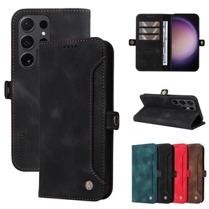 PU Leather Wallet Case Cover For Samsung Galaxy S24 S23 Ultra Plus S22 S21+ S20. - Picture 1 of 62