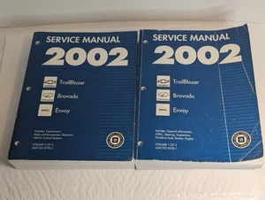 2002 GMC Envoy Chevrolet TrailBlazer Olds Bravada OEM Service Repair Manual - Bild 1 von 12