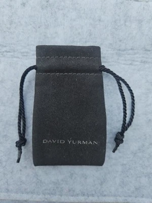 DAVID YURMAN ANILLO COLGANTE COLLAR PENDIENTES BOLSA VACÍA POLVO NUEVO 2.25"x3.75" Foto 1 de 2