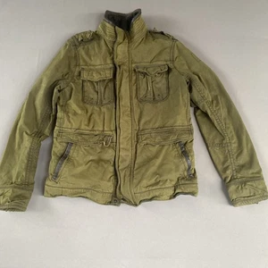 Abercrombie & Fitch Military Redfield Wachsjacke Größe L EUC - Bild 1 von 23