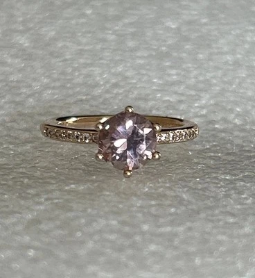 Authentic Pandora  ROSE™ 🌟 Pink Sparkling Crown Ring 🌟 Size 48 🌟 188289C01 - Image 1 of 4