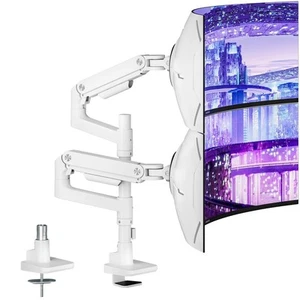 ARES WING Dual Monitor Arm Desk Mount for 17-49 Inch Ultrawide Monitors, Heavy - Picture 1 of 9