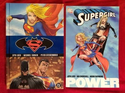 SUPERGIRL Power TPB Superman Batman Tapa Dura LOTE DC Comics Michael Turner  Foto 1 de 4