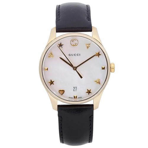 Orologio Gucci G Timeless 36mm Acciaio Quadrante MOP Quarzo Donna YA1264044