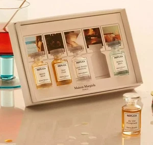 MAISON MARGIELA New Gift Box Coffret Set 5 .20 oz Replica Beach Walk Bubble Bath - Picture 1 of 10