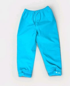Pantalones de lluvia Oaki jóvenes niños 6/7 azul verdoso rompevientos informales equipo al aire libre - Imagen 1 de 7