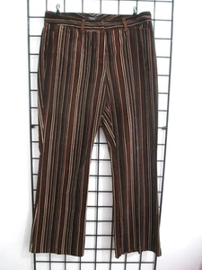 VINTAGE 80'S  KAREN KANE HONG KONG   🌸  14 / WAIST 34"==WIDE LEG CORDUROY PANTS - Picture 1 of 7