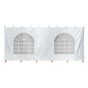 Pared lateral de ventana estándar 7x15 para tienda de campaña de eventos con dosel impermeable panel de vinilo de 14 oz - Imagen 1 de 6