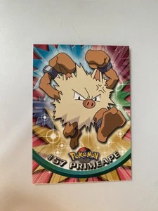 Pokemon Topps TV Animation Edition #57 Primeape Blue Logo Karte D1 - Bild 1 von 2