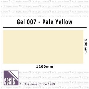 Clear Color 007 Filter Sheet - Pale Yellow - Bild 1 von 2