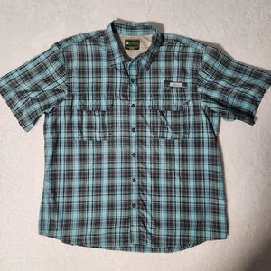 GH Bass & Co Hemd Herren XXL kariert Knopfleiste Kragen Kurzarm Outdoor - Bild 1 von 8