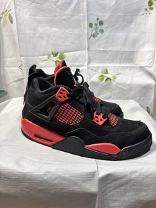 Nike Air Jordan 4 Retro (GS)-Red Thunder-7y Size-With Original Box- **READ** - Picture 1 of 13