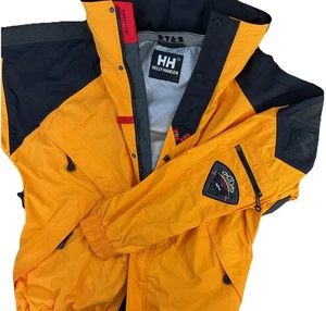 Vintage Helly Hansen Jacket Equipe Tech Snowboarding Ski Hiking 90s Men Sz - Picture 1 of 15