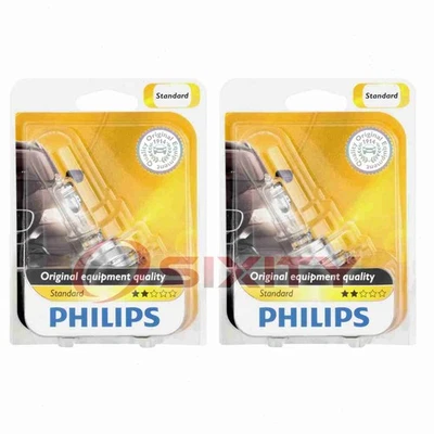 2 pc Philips High Beam Headlight Bulbs for Volkswagen Amarok e-Golf Golf rf - Image 1 of 4