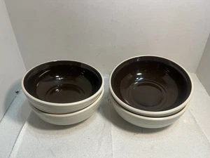 4 Noritake Colorvara Chocolate 6 1/2 Inch Serial Bowls 2234 - Picture 1 of 8
