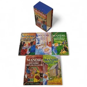 Mandie Books 11-15 Boxed Gift Set Lois Gladys Leppard Mystery 9781556618031 - Imagen 1 de 9