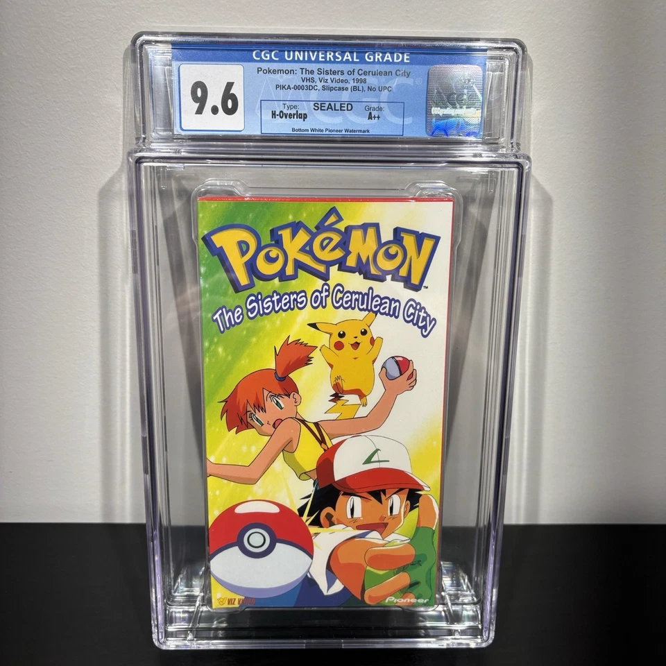 Pokemon Vol. 3: The Sisters Of Cerulean City (VHS, 1999) New Sealed CGC 9.6 A++ - Image 1 of 4