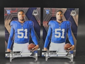 (2) Novato de fútbol americano mosaico 2025 - Variación Abdul Carter (282) Gigantes - Imagen 1 de 2