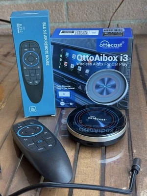 OTTOCAST I3 BMW Video AI Box APP YouTube Netflix Play Store Wireless CarPlay - Immagine 1 di 4