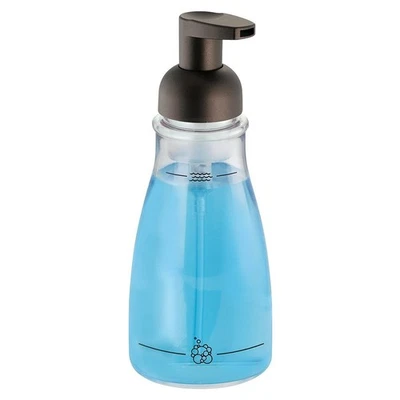 Dispensador de jabón espumoso de bronce transparente 14 OZ duradero elegante cocina baño co... Foto 1 de 2