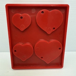 Sizzix strukturierte große Würfel Herzen 4 Stück 38-0157 kompatibel mit Original Sizzix - Bild 1 von 4