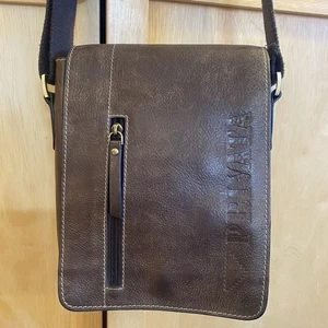 Privata Echtleder Umhängetasche braun Messenger Schulter Handtasche Medium - Bild 1 von 15