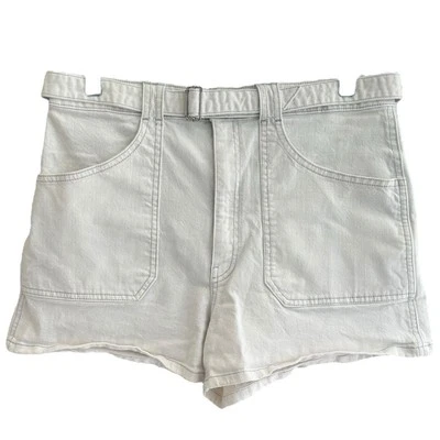 Club Monaco Women's Belted Denim Shorts Sz 30 - Image 1 of 4