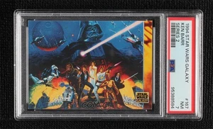 1994 Star Wars Galaxy Series 2 Darth Vader Chewbacca R2-D2 Han Solo C-3PO PSA 7 - Picture 1 of 3