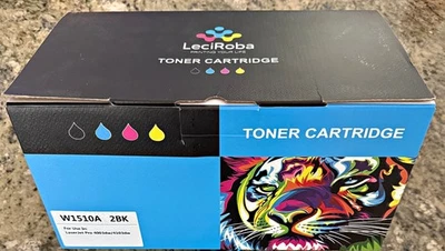 W1510A 151A 151X W1510X Black Toner Cartridge for HP 4003d 4003dn 2PACK NEWinBox - Image 1 of 4