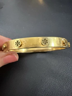 Womens Tory Burch Bangle Miller Stud Hinge Bracelet Jewelry - Image 1 of 4