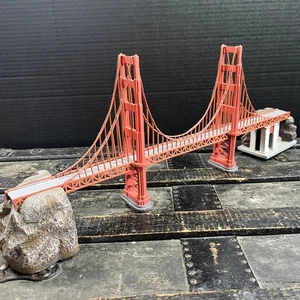 Hawthorne Village Golden Gate Bridge Train Accessory in International Orange 25" - Picture 1 of 13