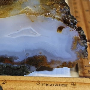 Indonesischer Moosachat grob. Schönes blaues Achat- und Moosmuster, 1 Pfund 4,5 Unzen. - Bild 1 von 17