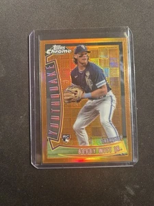 2022 Topps Chrome Sonic - 1996 Youthquake Bobby Witt Jr. #YQ-1 (RC) arancione /25 - Foto 1 di 2