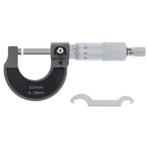 New Micrometer Vernier Caliper Measuring Tool 0-25 mm Accuracy 0.01 mm Metric US - Picture 1 of 12