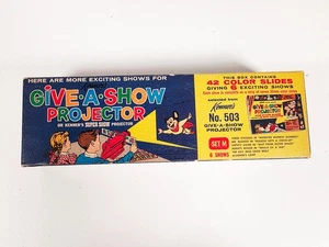 Kenner's Give-A-Show Projector Slides • SET M  #503 • Six Color Slide Shows - Picture 1 of 9