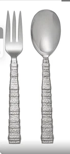 Michael Aram White Gotham Serving Set Fork & Spoon 325151 New, Factory Sealed - Picture 1 of 6