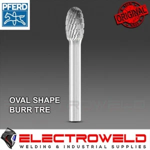 PFERD 12.7mm x 22.2mm MX Oval Burr Tre 1/4" Drill Tungsten Carbide SE-5 Steel - Picture 1 of 4