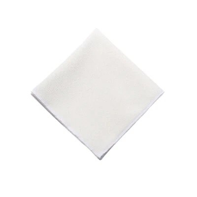 Pañuelo informal de color liso para hombres hilo dorado cuadrado de bolsillo con dobladillo pañuelo brillante Foto 1 de 2