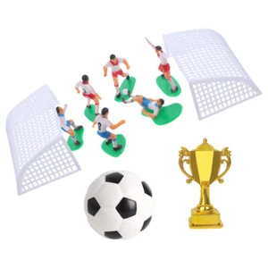 Mini-Fußballer Kuchendekoration Fußball-Partybedarf Fußball-Spieler-Dekoration - Bild 1 von 19