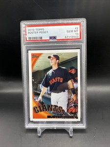 2010 Topps #2 Buster Posey Rookie PSA 10 Gem Mint