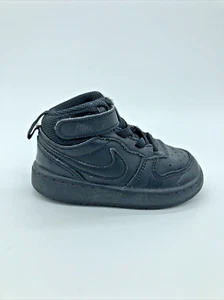 Nike Black Court Borough Mid Turnschuhe CD7784-001 Kleinkind Größe 6C - Bild 1 von 12