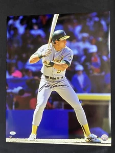Jose Canseco Oakland A's 40/40 Club foto firmata auto 16x20 ~ JSA COA - Foto 1 di 5