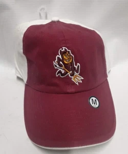 Arizona State Sun Devils Hat Beach Golf Size Med Fitted Maroon NEW! - Picture 1 of 3