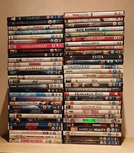 58 Classic & Modern Movie’s DVD Bundle – Drama, Romantic, Comedy etc.  - Picture 1 of 9