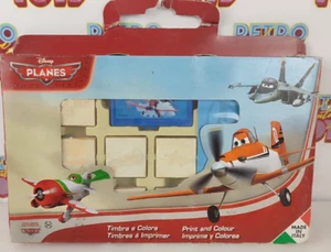 Disney Planes Stamps Color 7 Wooden Rubber Stamps Drawing Album - Picture 1 of 3