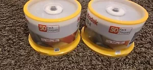 2 pack Kodak 50 CD-R 52x 700mb 80 minutes Pack CDs Recordable Compact - Picture 1 of 3