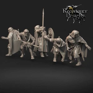 Reconquista Infiltrator Knights - 28mm (1/56) Wargames & Collectors Figures - Picture 1 of 6