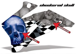 AMR RACING DEKOR KIT ATV SUZUKI KING QUAD LTA 450/500/700/750 CHECKERED SKULL B - Bild 1 von 1