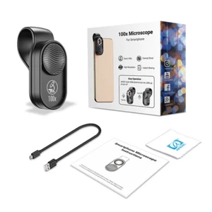 APEXEL100X Microscope Micro Lens Mobile Phone Mini Magnifying With Universa Clip - Picture 1 of 12